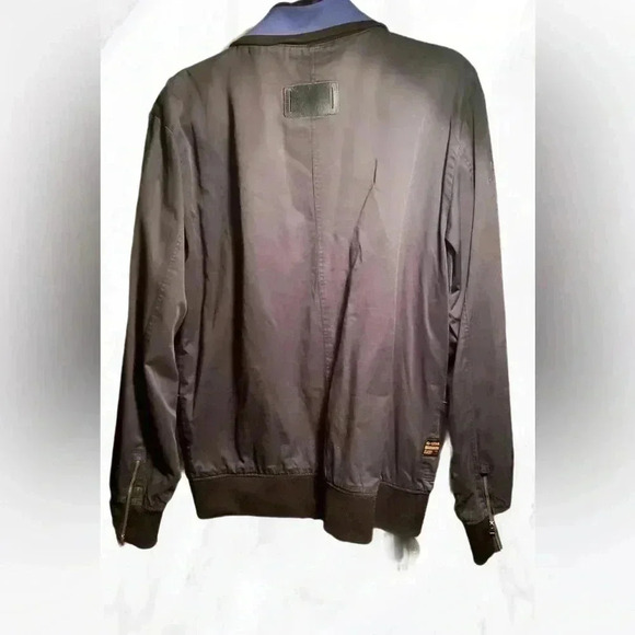 G  Star Raw Men's Jacket "Jack Vest SW" Soft Shell Lined Blue Ctn Zippers Pkts L - Picture 2 of 5